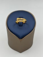 خاتم ذهب عيار 21