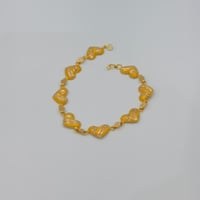 اسوارة قلب ذهب عيار 18