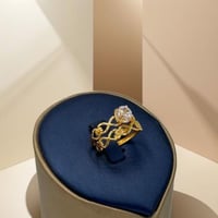 خاتم خطوبة ذهب عيار 21