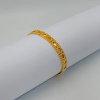 اسوارة تصميم عالمي ذهب عيار 21