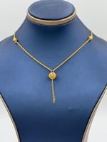 عقد ذهب عيار 21