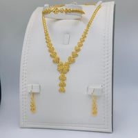 طقم ذهب عيار 21