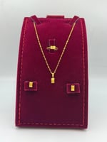 طقم ذهب عيار 18