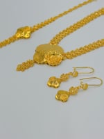 طقم ذهب عيار 21