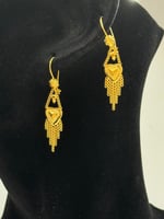 حلق ذهب عيار 22