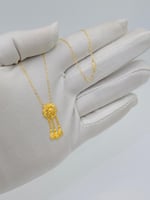 عقد كرسي جابر ذهب عيار 21