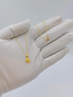 sعقد قلب ذهب عيار 18