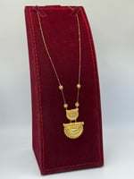 عقد شمس ذهب عيار 21