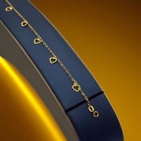 اسوارة قلب ذهب عيار 18