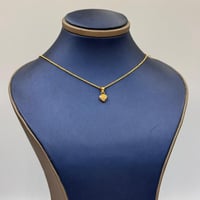 عقد قلب ذهب عيار 18