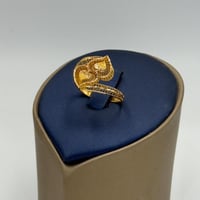 خاتم قلب ذهب عيار 21