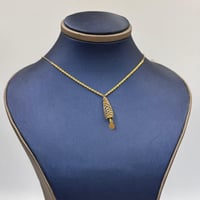 عقد ذهب عيار 21