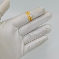 خاتم خطوبة تصميم عالمي ذهب عيار 21