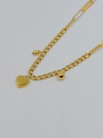 عقد ذهب عيار 18