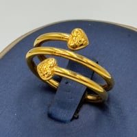 خاتم قلب ذهب عيار 21