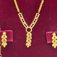 طقم غصن الزيتون ذهب عيار 21