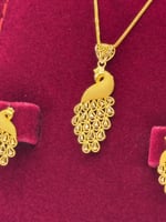 طقم ذهب عيار 21