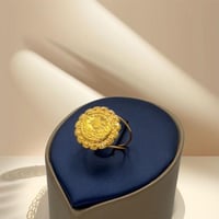 خاتم جنيهات ذهب عيار 21