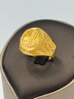 خاتم ذهب عيار 21