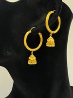 حلق ذهب عيار 22