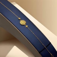 اسوارة كرسي جابر ذهب عيار 21