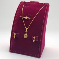 طقم ذهب عيار 21