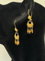 حلق ذهب عيار 21