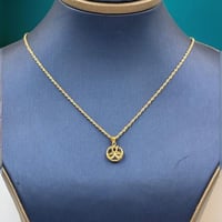 عقد ذهب عيار 18