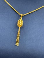 عقد ذهب عيار 21