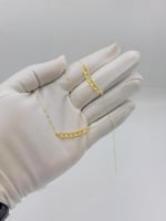 عقد واسوارة ذهب عيار 18