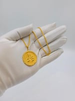 عقد ذهب عيار 21