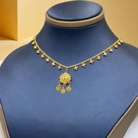 عقد ياسمينة جابر ذهب عيار 21