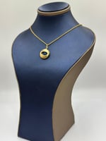 عقد العين الشريرة ذهب عيار 18