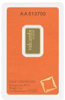 سبيكة Valcambi ذهب 5 جرام عيار 24