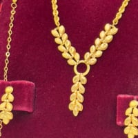 طقم غصن الزيتون ذهب عيار 21