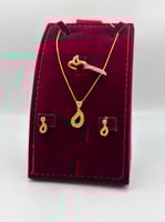 طقم ذهب عيار 21