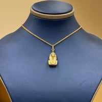 عقد توت عنخ آمون ذهب عيار 21