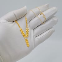 عقد غصن الزيتون ذهب عيار 21