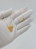 عقد ذهب عيار 21