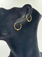 حلق دائري ذهب عيار 21