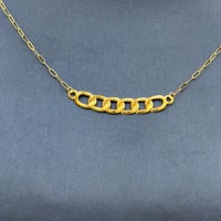 عقد واسوارة ذهب عيار 18