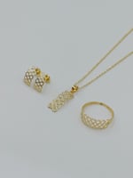 طقم ذهب عيار 18