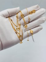 طقم فان كليف ذهب عيار 21