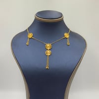 عقد شمس ذهب عيار 22