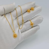 طقم وردة ذهب عيار 21