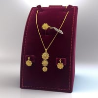 طقم ذهب عيار 21