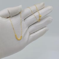 عقد كرات ذهب عيار 18