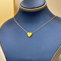 sعقد قلب ذهب عيار 18