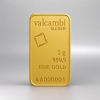 سبيكة Valcambi ذهب 1 جرام عيار 24