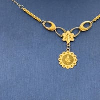 عقد ذهب عيار 21